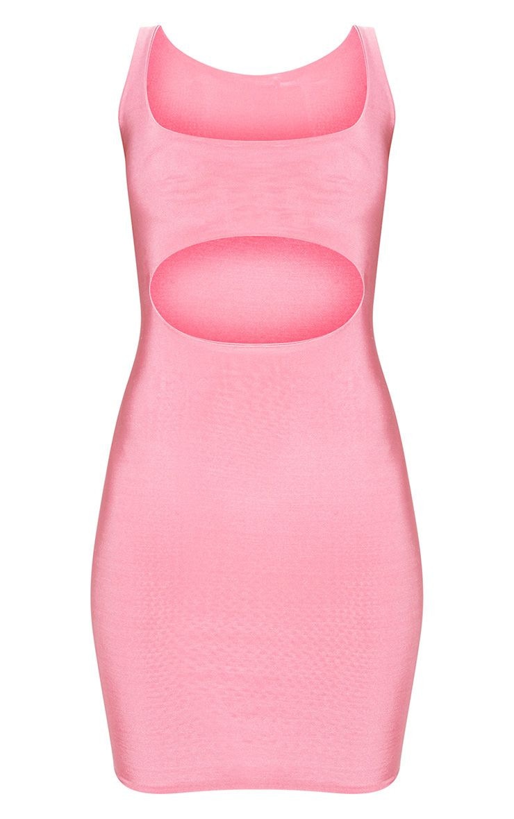 silver glitter strappy square neck bodycon dress