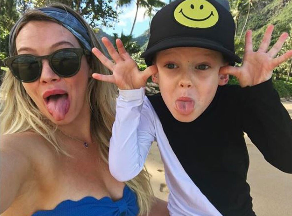 Hilary Duff, Luca, Son