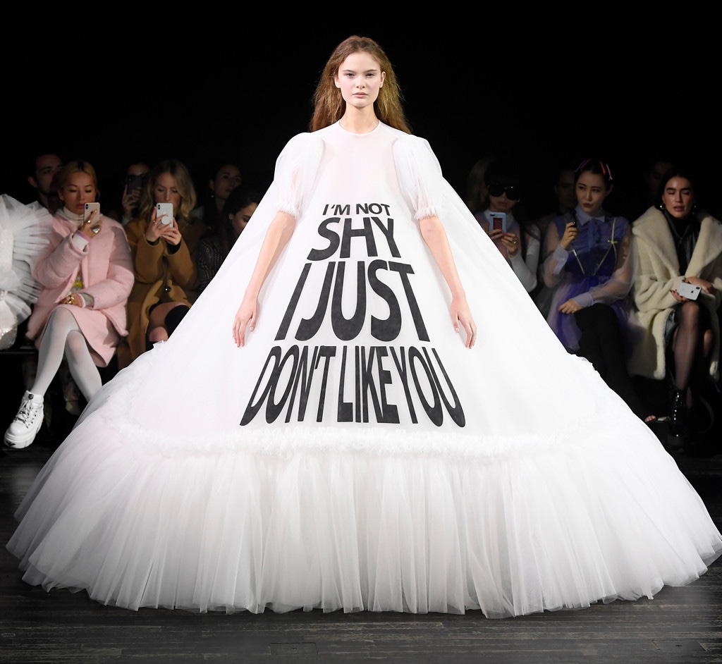 Viktor Rolf Make A Literal Statement With New Couture Collection E Online Viktor Rolf Make A Literal Statement With New Couture Collection E Online