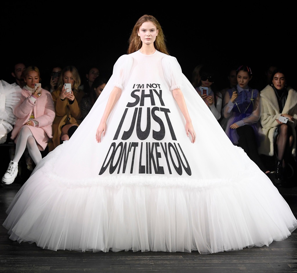 Model, Viktor & Rolf, Haute Couture, 2019 Paris Fashion Week