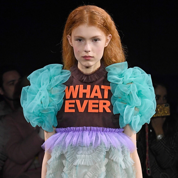 Viktor Rolf Make A Literal Statement With New Couture Collection E Online