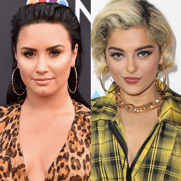 Demi Lovato Supports Bebe Rexha Amid Grammys Dress Drama E Online