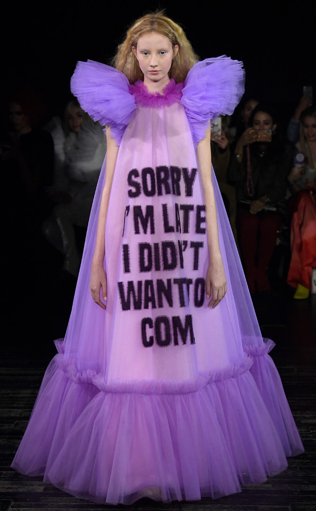 Model, Viktor & Rolf, Haute Couture, 2019 Paris Fashion Week