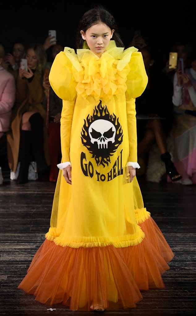 Model, Viktor & Rolf, Haute Couture, 2019 Paris Fashion Week