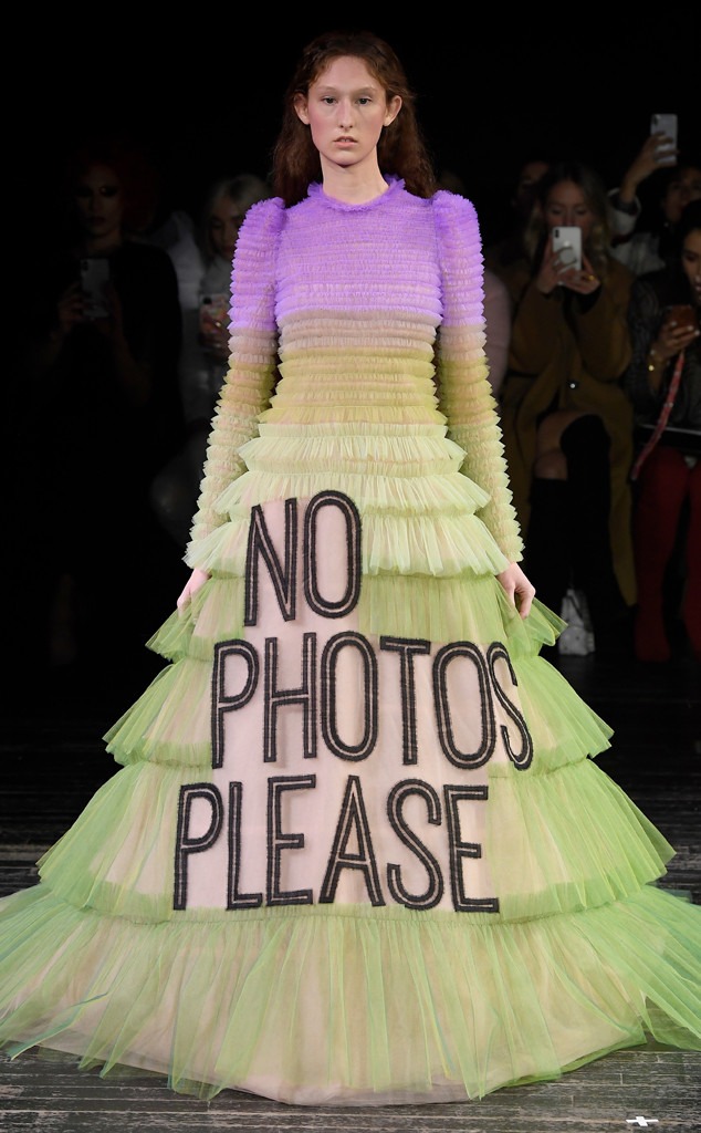 Model, Viktor & Rolf, Haute Couture, 2019 Paris Fashion Week