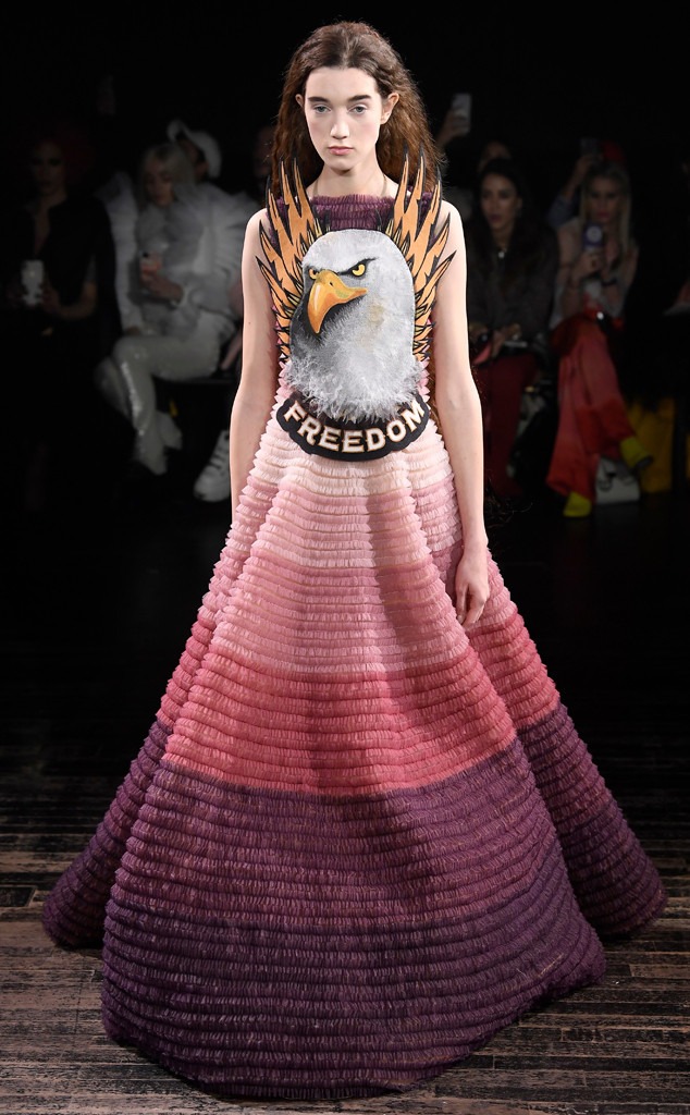 Model, Viktor & Rolf, Haute Couture, 2019 Paris Fashion Week