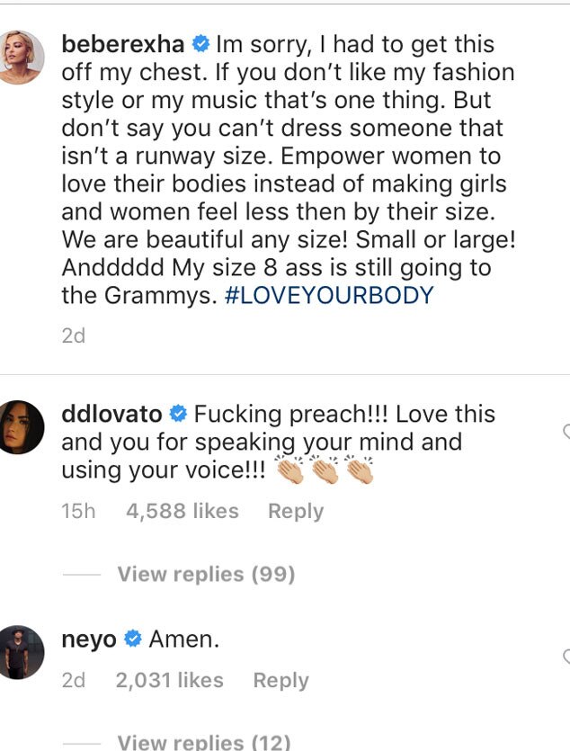 Bebe Rexha, Demi Lovato