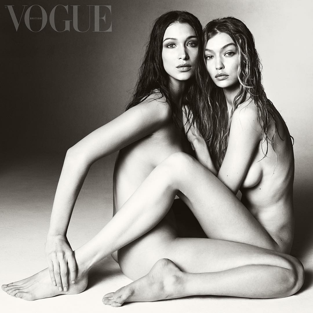 Bella Hadid, Gigi Hadid, British Vogue 2018