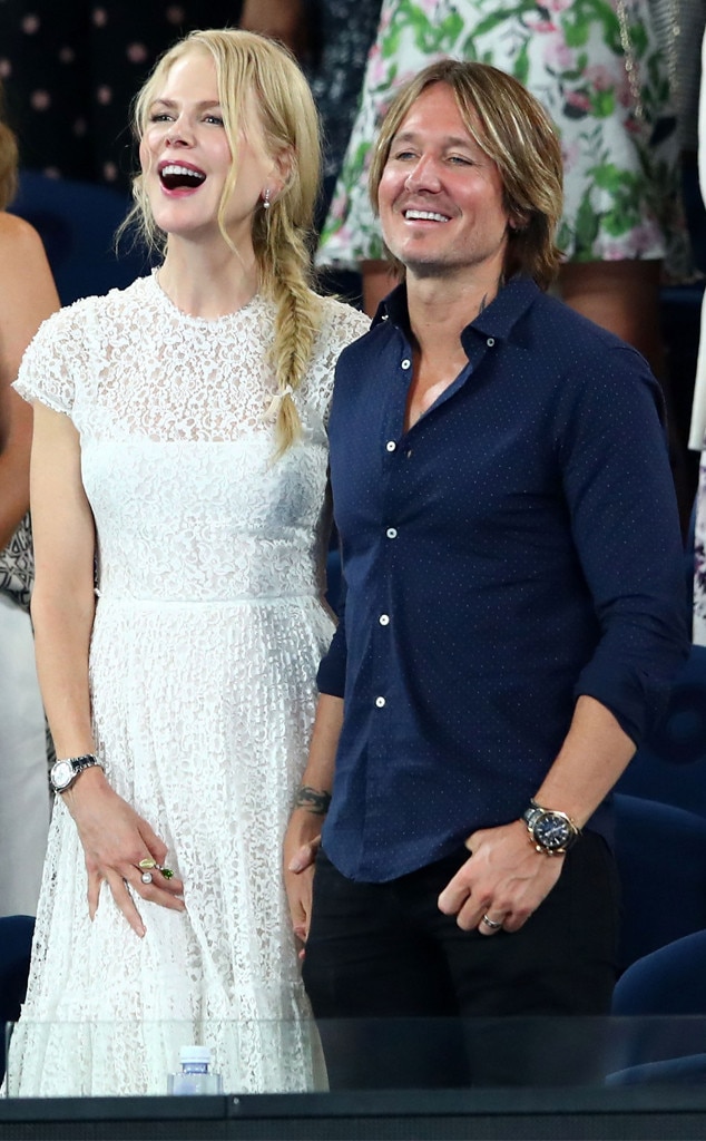 Holding Hands from Nicole Kidman & Keith Urban's PDA-Filled Australian