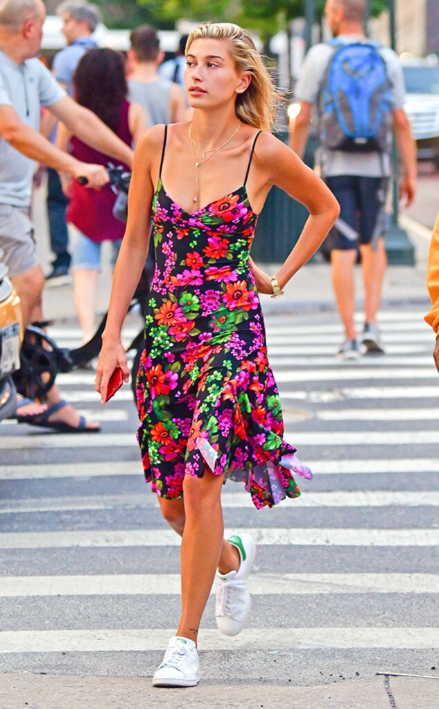 Fresh in Florals from Hailey Baldwin's Best Looks | E! News