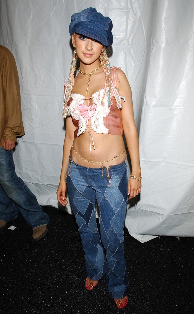 Embroidered Jeans From Remember These Embarrassing Celebrity Fashion Trends E News