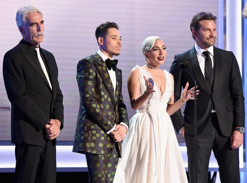 Sam Elliott, Anthony Ramos, Lady Gaga, Bradley Cooper, 2019 SAG Awards