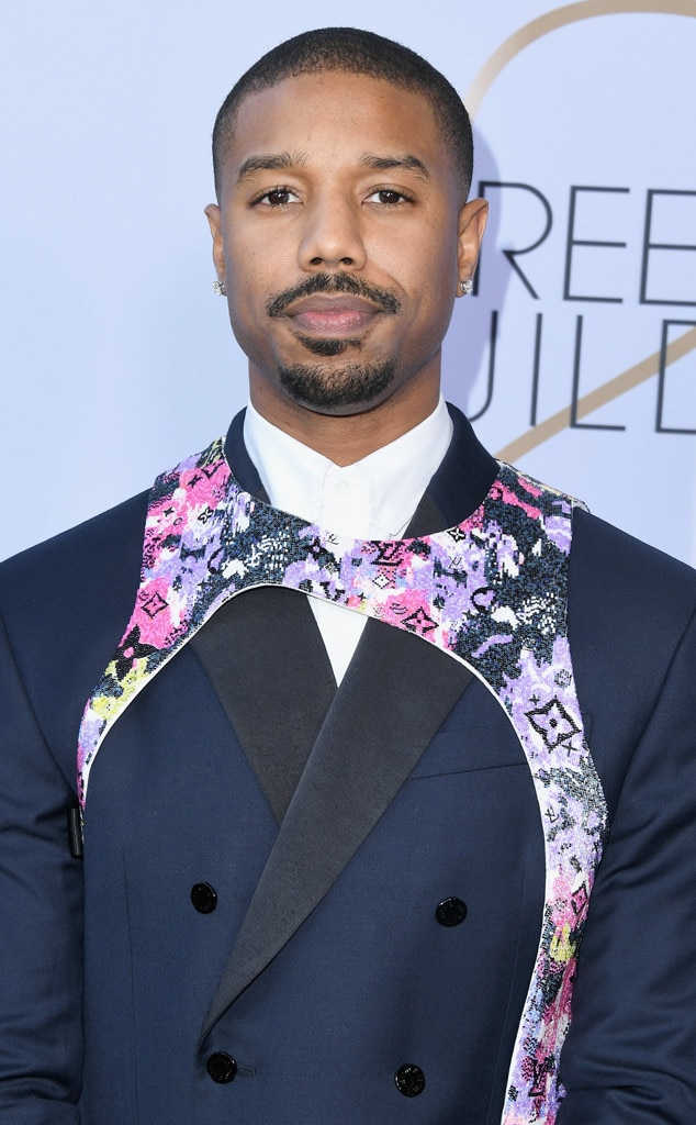 Michael B. Jordan Makes Daring Fashion Choice on SAG Awards Red Carpet