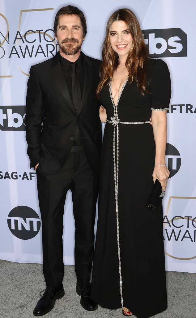 Christian Bale, Sibi Blazic, Couples, 2019 SAG Awards, Screen Actors Guild