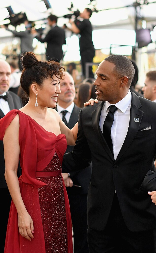 Sandra Oh, Jason Winston George, SAG Awards