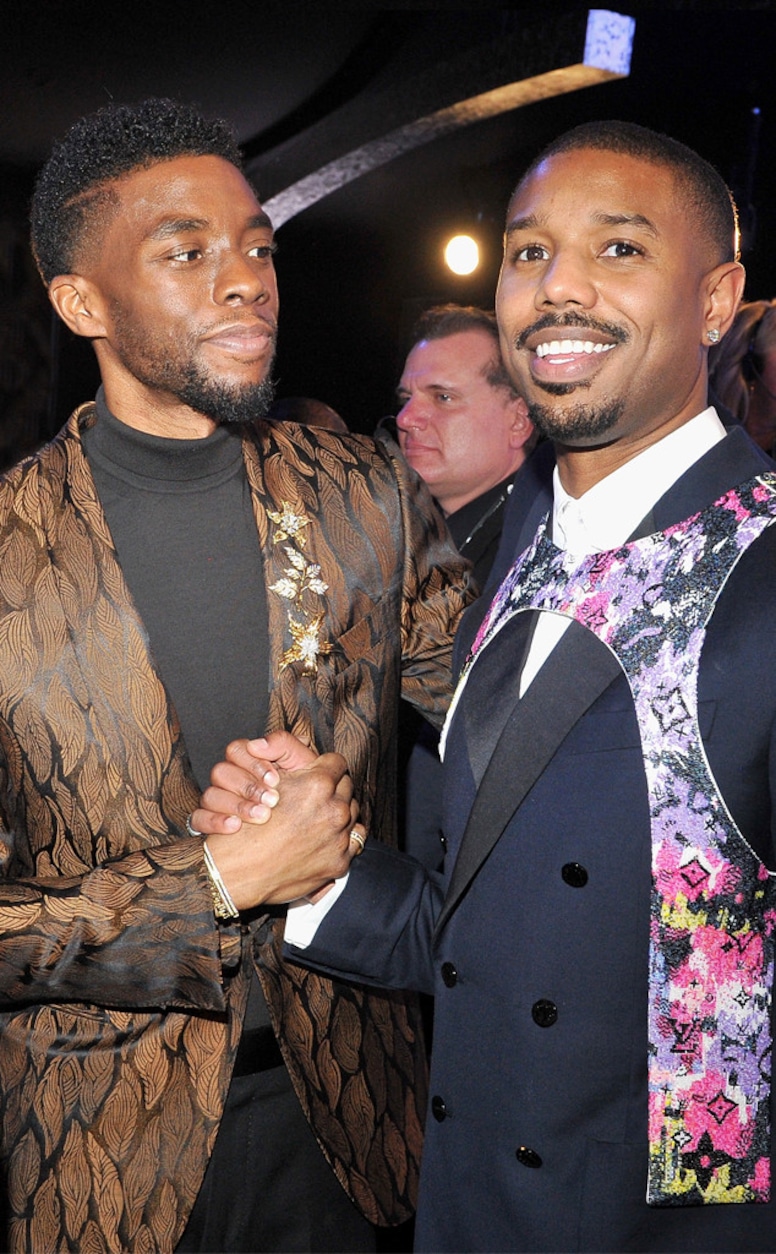 Chadwick Boseman, Michael B. Jordan, 2019 SAG Awards, Candids