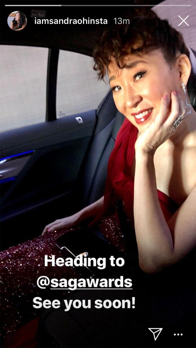 SAG Award Instagram Pics