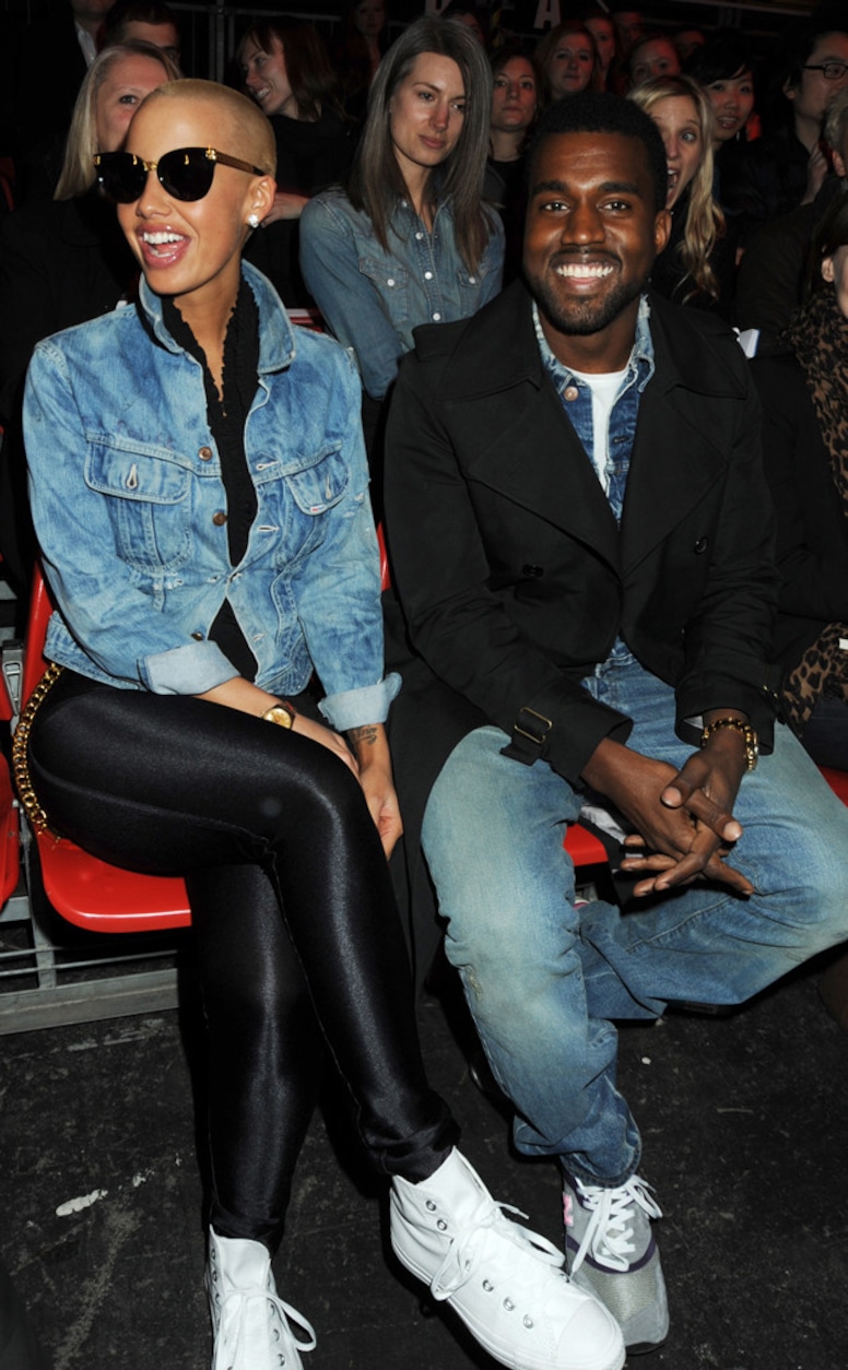 Amber Rose, Kanye West, 2009 London Fashion Week