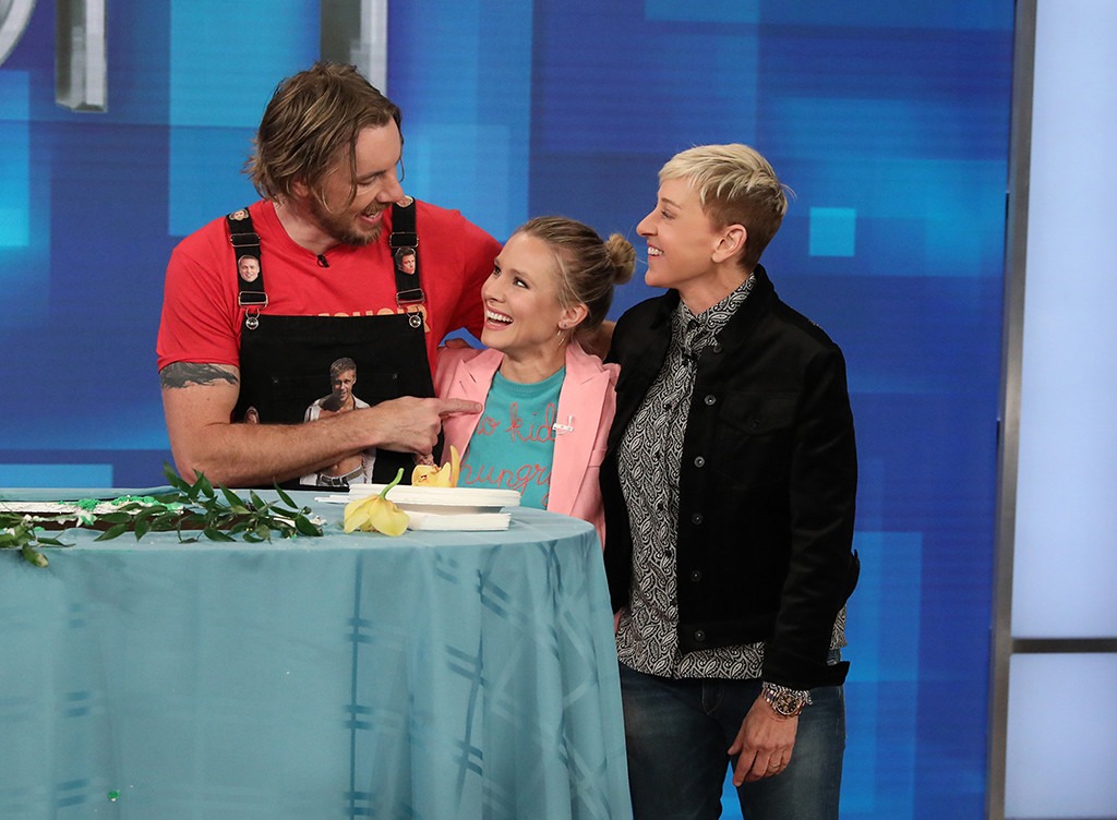 Dax Shepard, Kristen Bell, The Ellen DeGeneres Show