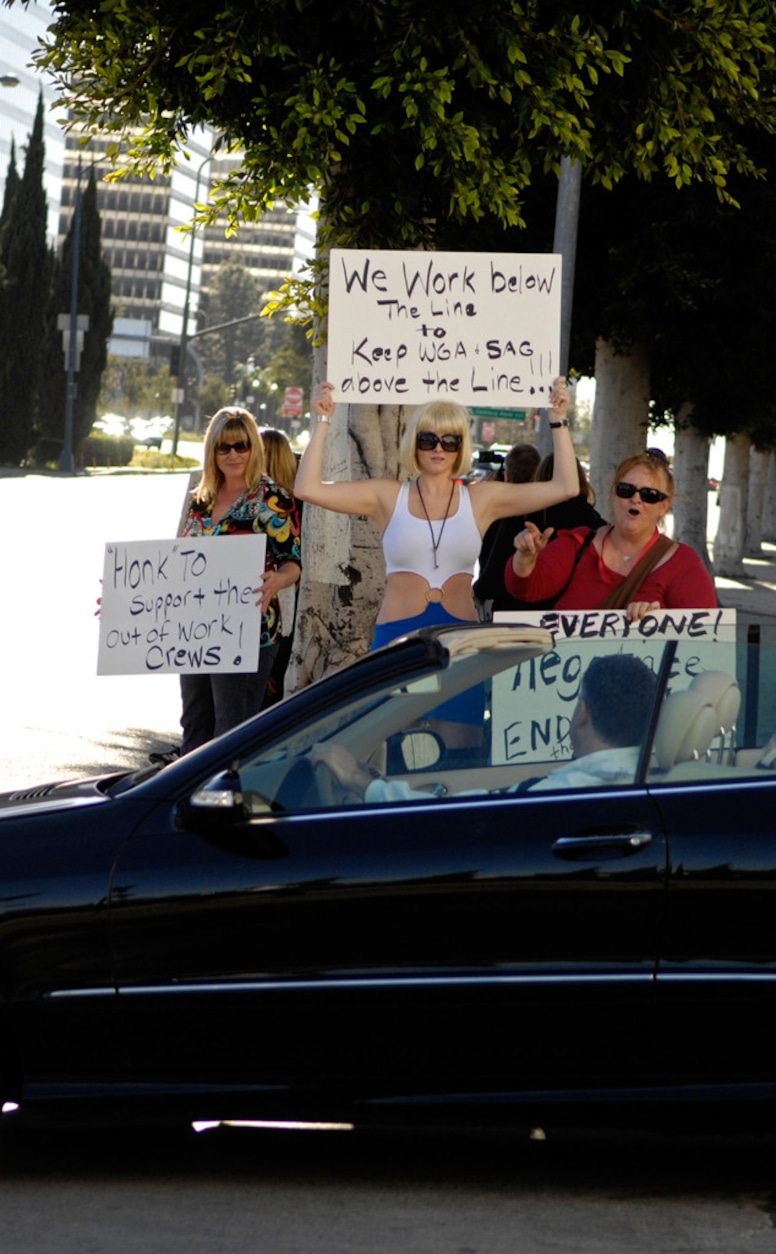 WGA strike, 65th Annual Golden Globe Awards