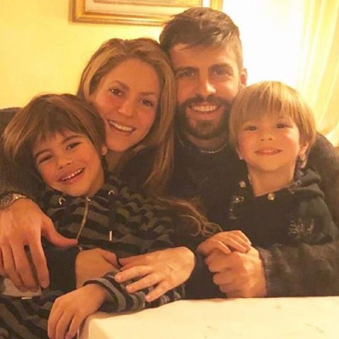 Shakira, Gerard Pique, Sasha, Milan