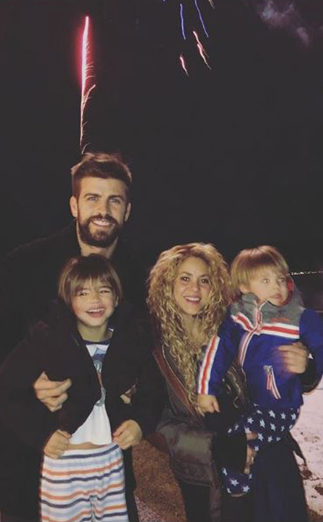 Shakira, Gerard Piqué, Sasha, Milán