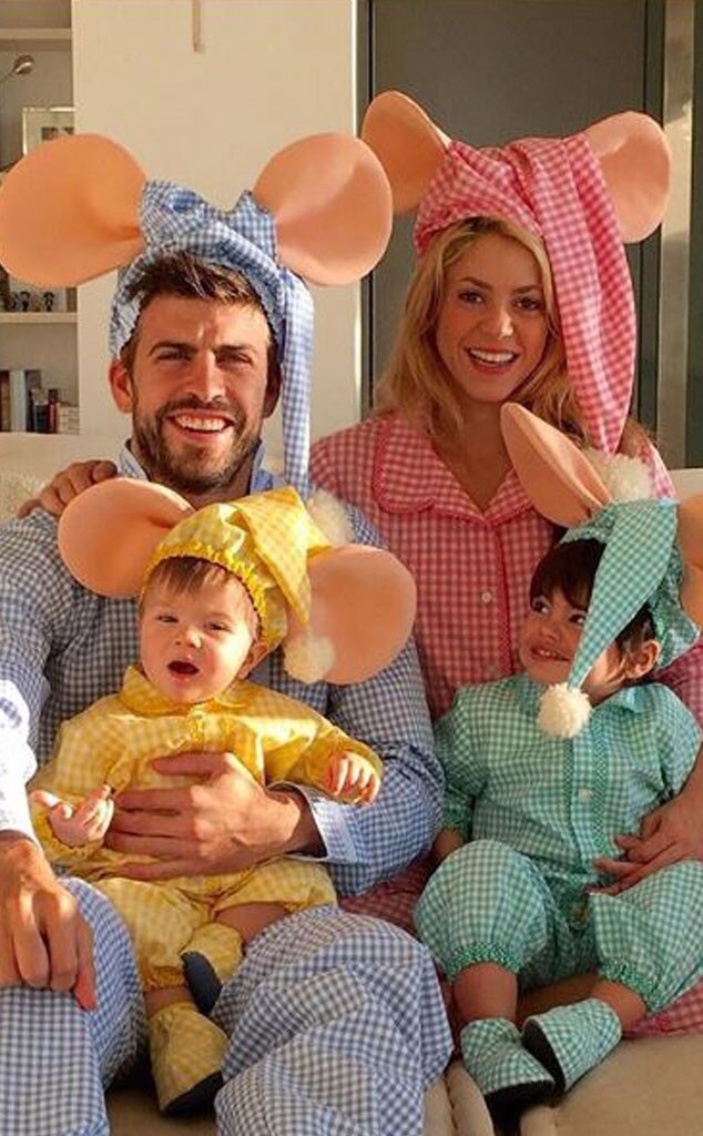 Shakira, Gerard Pique, Sasha, Milan