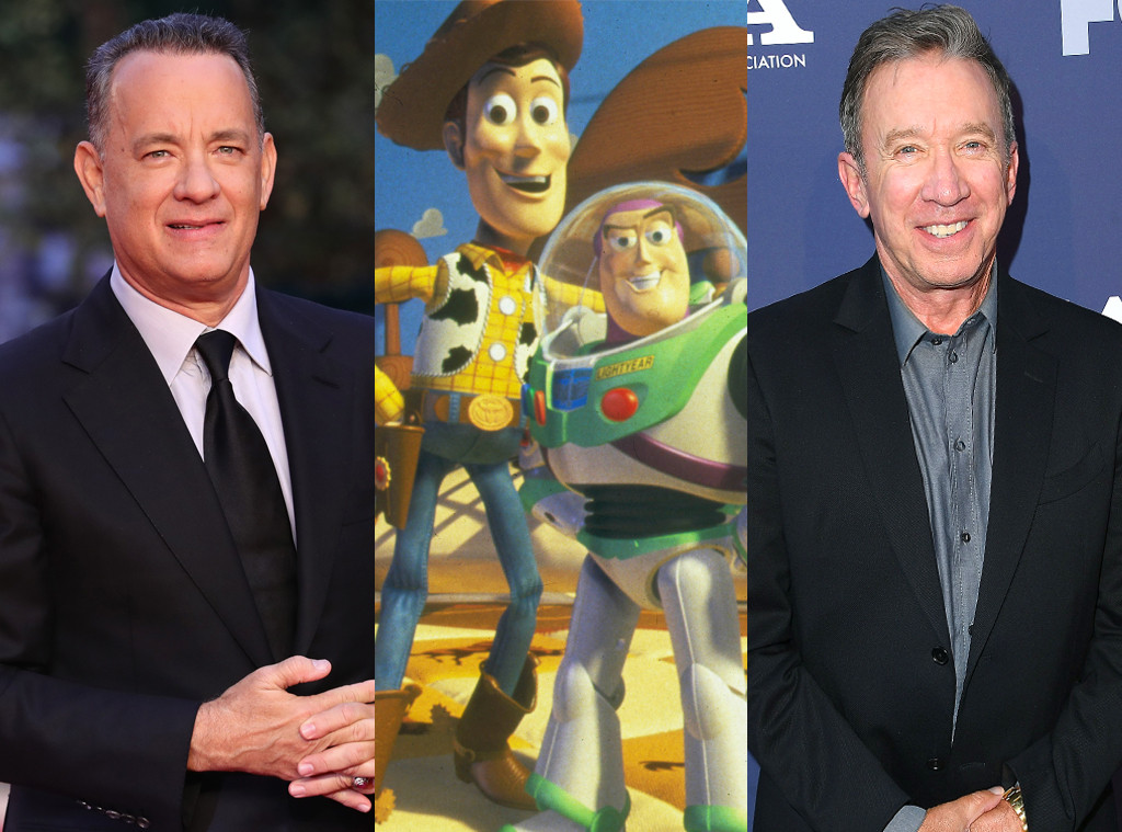 Tom Hanks, Woody, Buzz Lightyear