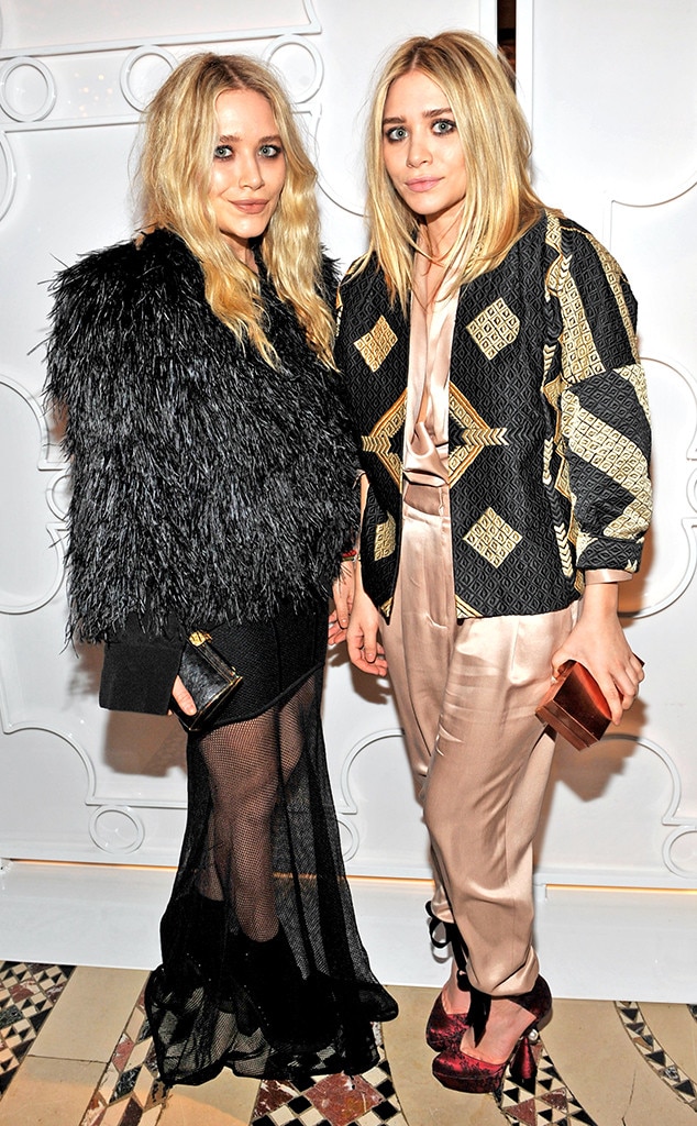 Ladies Night from The Olsen Twins' Fashion Week Appearances Over the ...