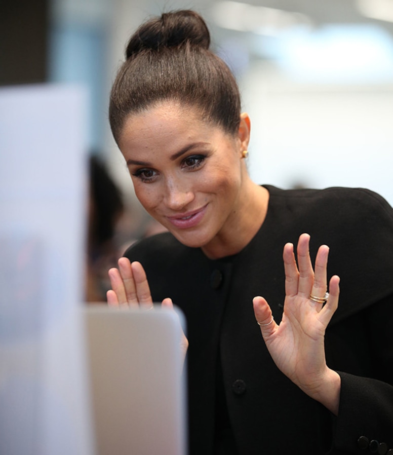 Meghan Markle, Association of Commonwealth Universities Visit, Pregnant