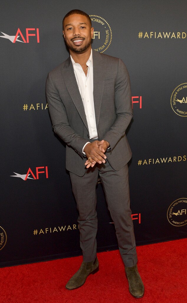 Michael B. Jordan from AFI Awards 2019: Red Carpet Fashion | E! News