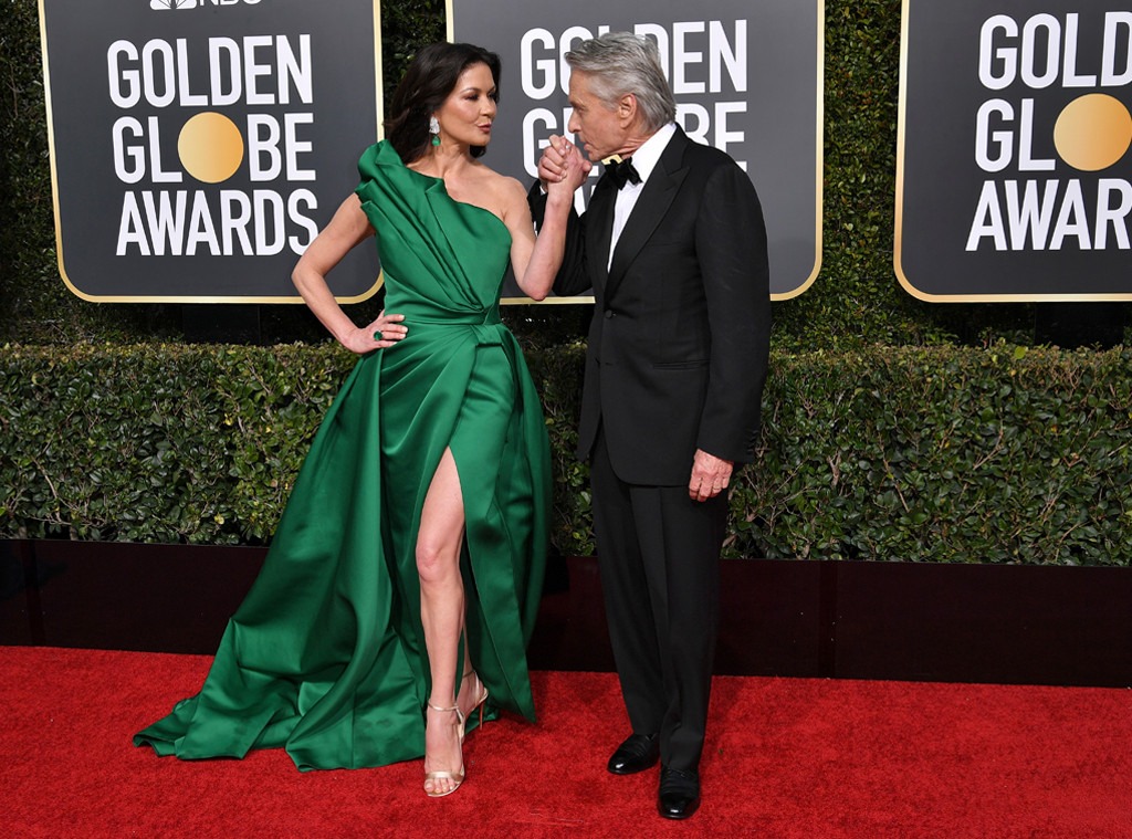 Catherine Zeta-Jones, Michael Douglas, 2019 Golden Globe Awards, Golden Globes, Candids