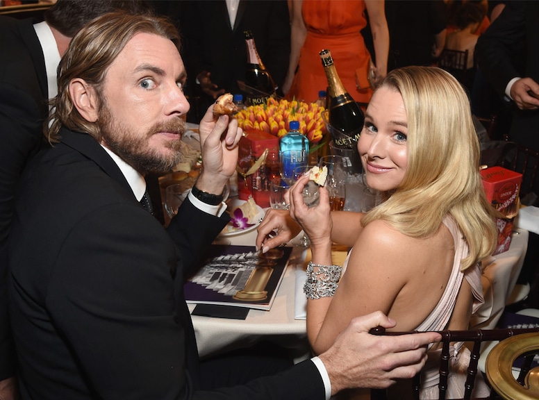 Dax Shepard, Kristen Bell, 2019 Golden Globe Awards, Golden Globes, Candids