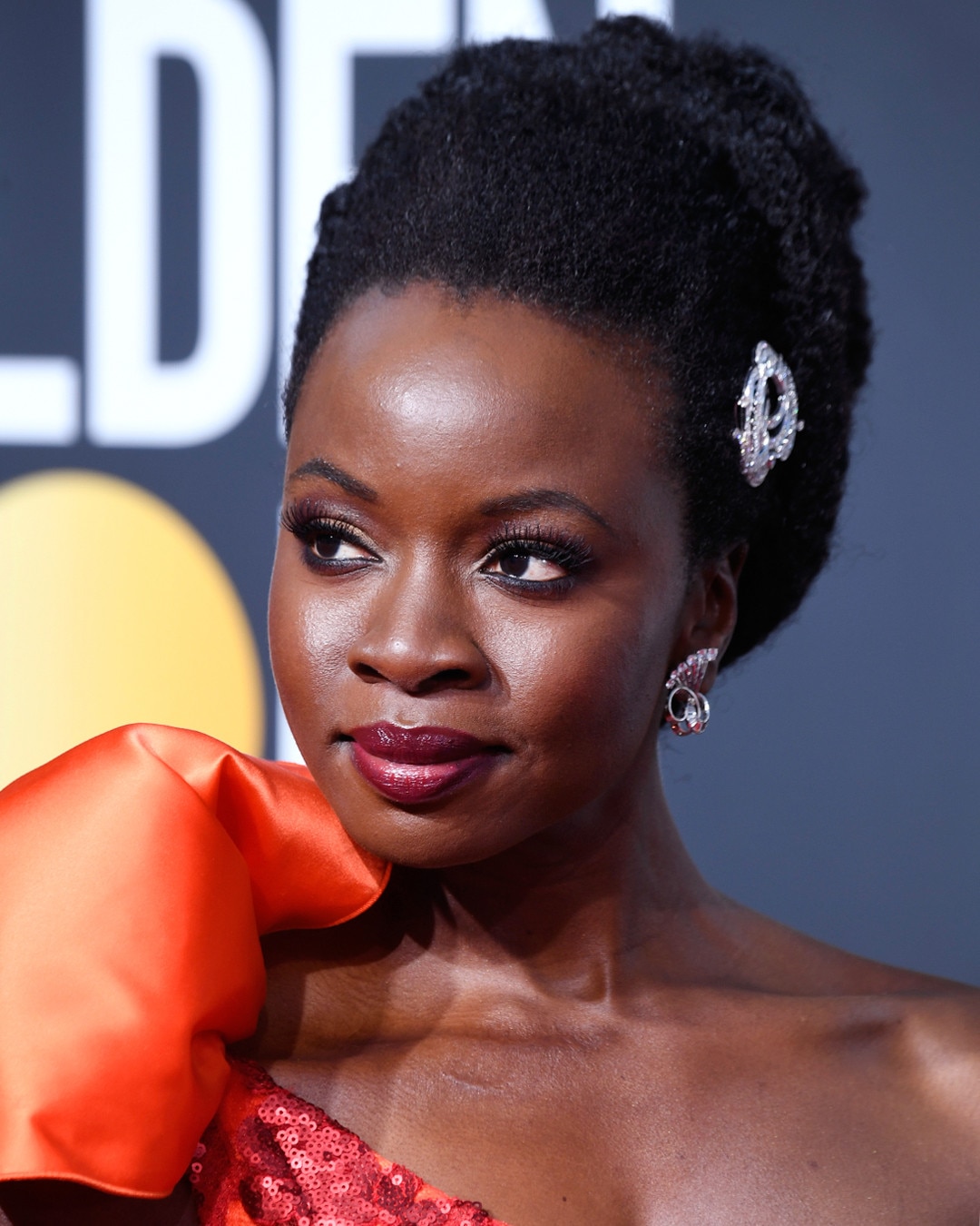 Danai Gurira's Hair from Golden Globes 2019: Best Beauty on the Red ...