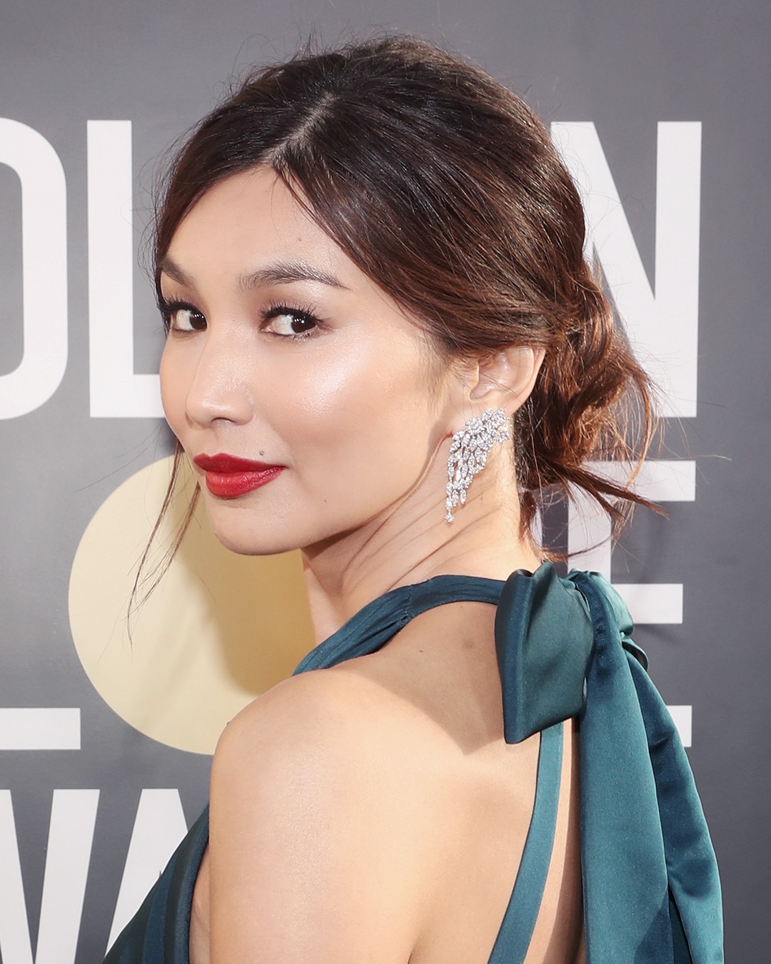 Gemma Chan's Hair from Golden Globes 2019: Best Beauty on the Red