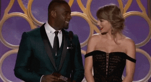 Taylor Swift, Idris Elba, 2019 Golden Globes