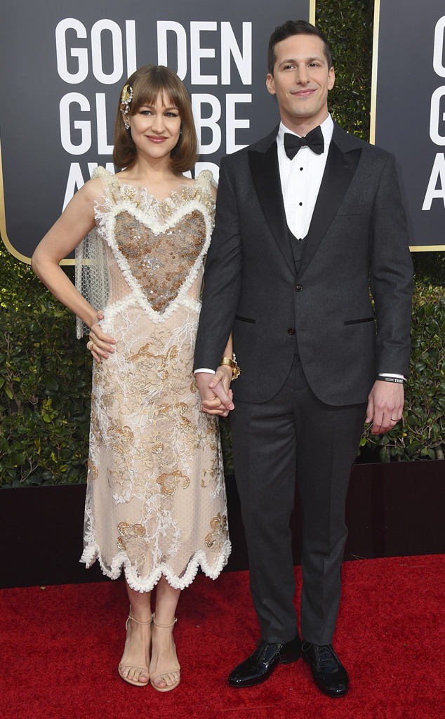 Joanna Newsom, Andy Samberg, 2019 Golden Globes, Couples