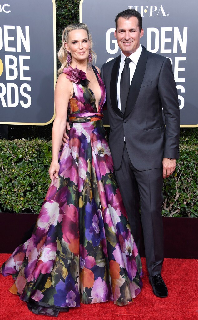 Molly Sims & Scott Stuber from Golden Globes 2019: Red Carpet Couples