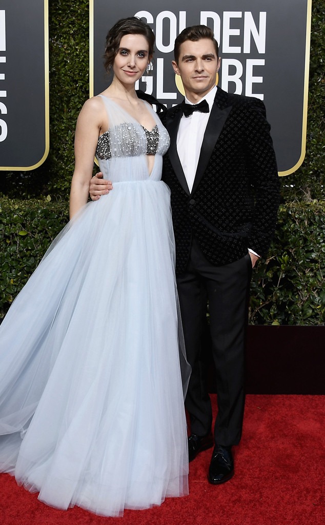 Alison Brie, Dave Franco, 2019 Golden Globes, Couples