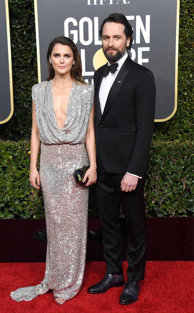 Keri Russell & Matthew Rhys from Golden Globes 2019: Red Carpet Couples