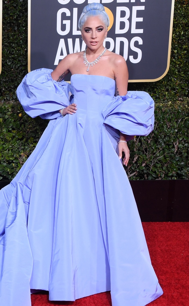 Lady Gaga Is a Red Carpet Star in Valentino at 2019 Golden Globes Lady Gaga Is a Red Carpet Star in Valentino at 2019 Golden Globes