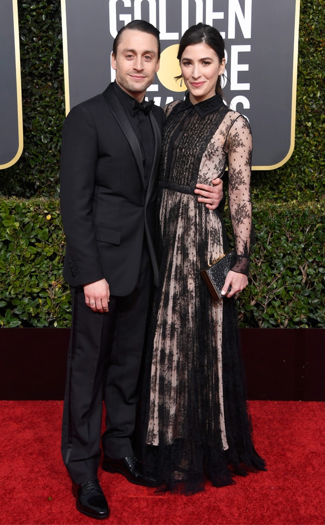 Kieran Culkin, Jazz Charton, 2019 Golden Globes, Couples