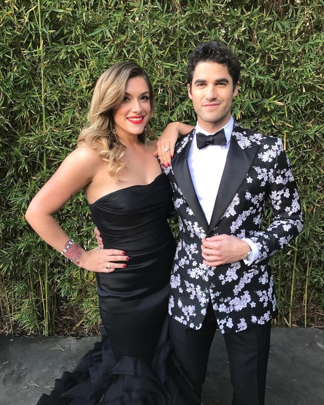Darren Criss, Mia Swier, Golden Globes 2019