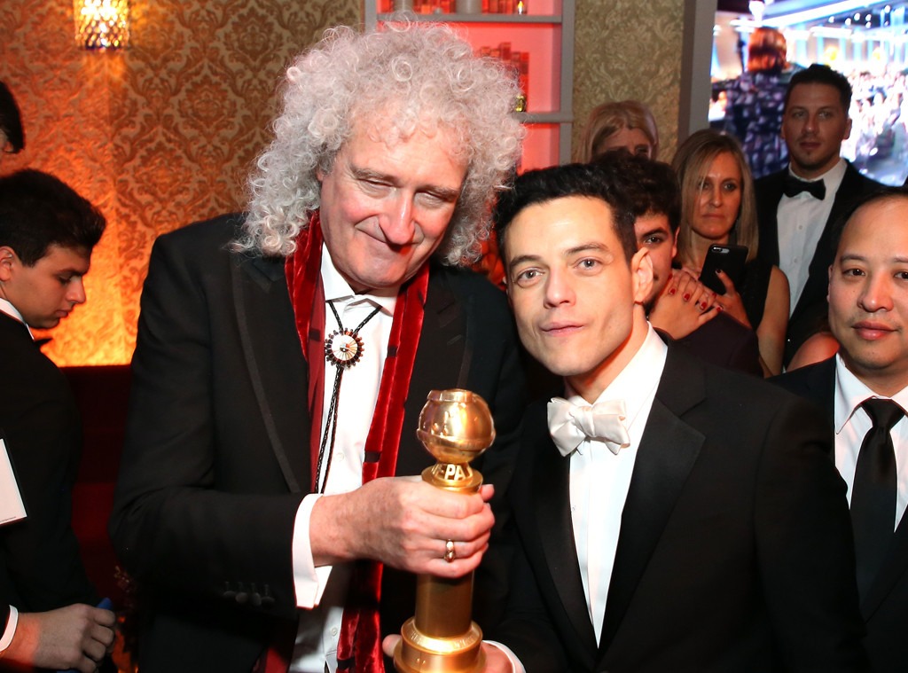 Brian May, Rami Malek, 2019 Golden Globe Awards, After Party