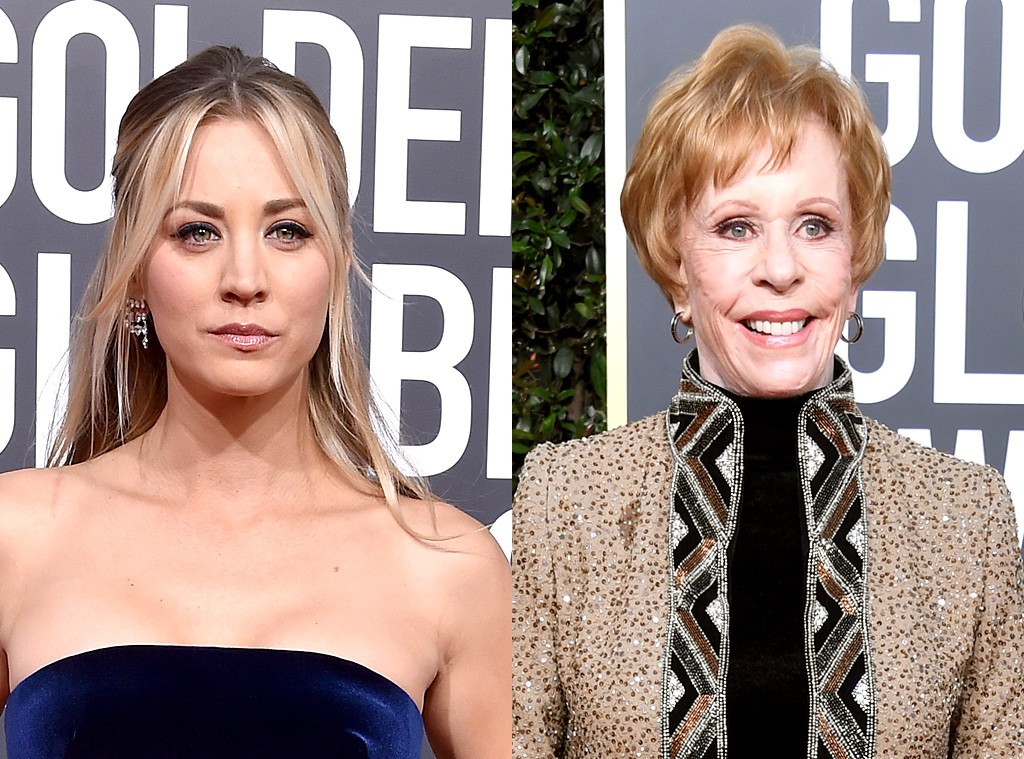 Kaley Cuoco, Carol Burnett, Golden Globe Awards