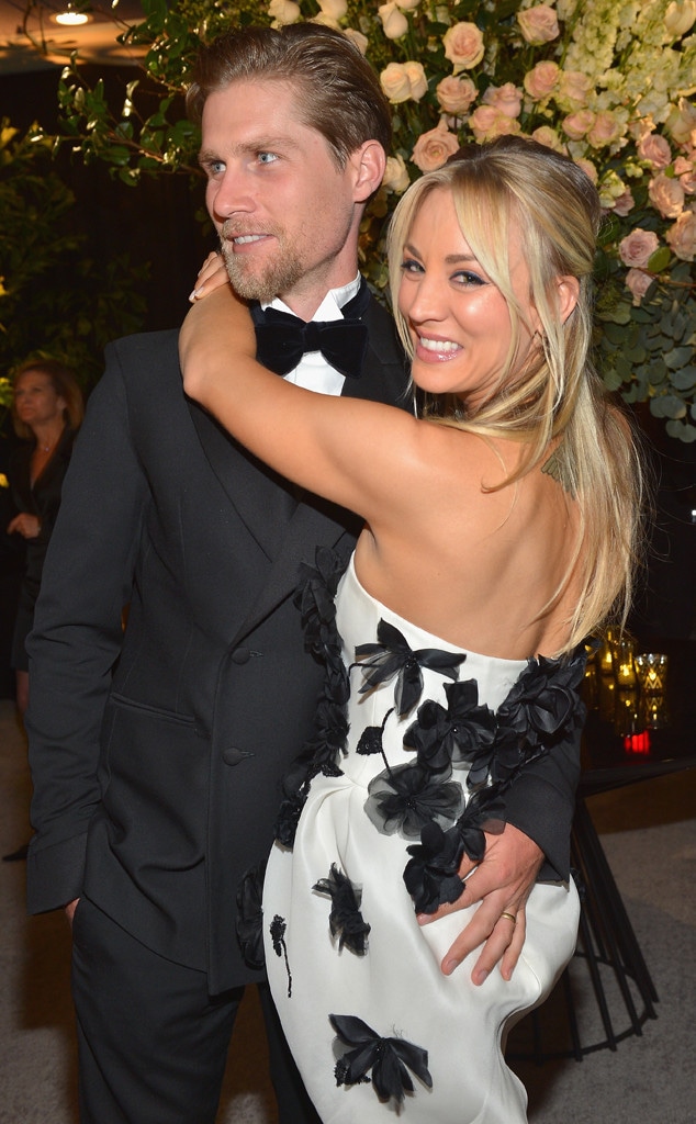 Karl Cook, Kaley Cuoco, 2019 Golden Globe Awards, After Party