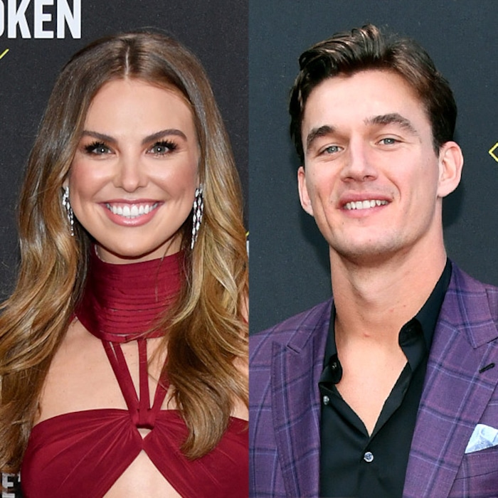 Hannah Brown Tyler Cameron Cross Paths At The People S Choice Awards E Online