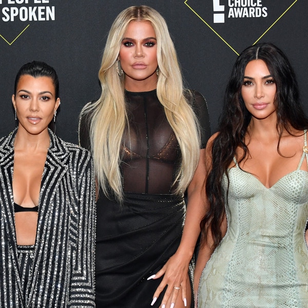 Kris Jenner, Kourtney Kardashian, Khloe Kardashian, Kim Kardashian, 2019 E! People's Choice Awards, families