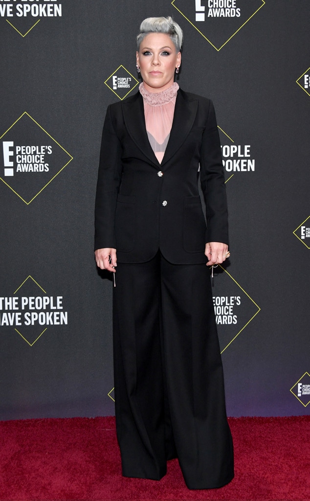 Pink, 2019 E! Peoples Choice Awards, Red Carpet Fashion