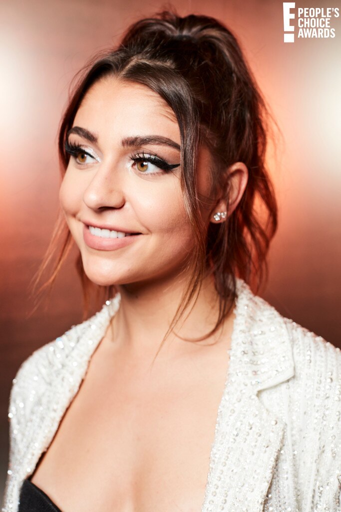 Andrea Russett from 2019 People's Choice Awards E! Portrait Studio